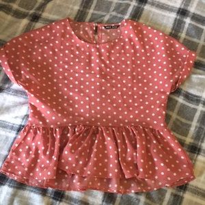 Shein ruffle blouse NWOT